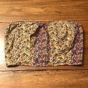 Floral print crop top